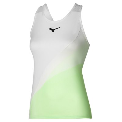 Camiseta sin Manga Mizuno Release Printed Mujer Blancos - Chile M419XANJWM